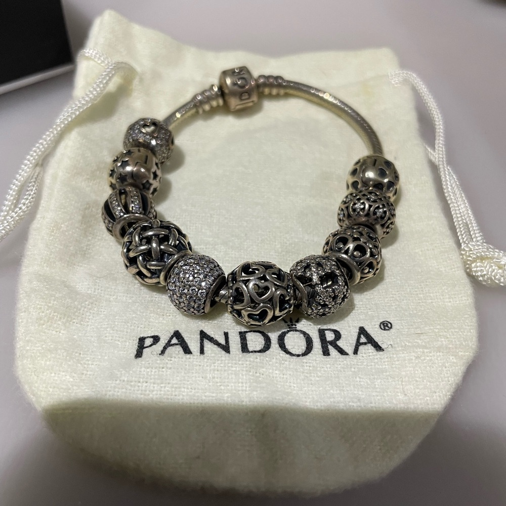 Pandora Silver Charm Bracelet